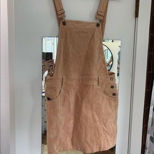 Velvet Overall Dress